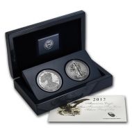 2012 American Silver Eagle 2 Coin San Francisco Set