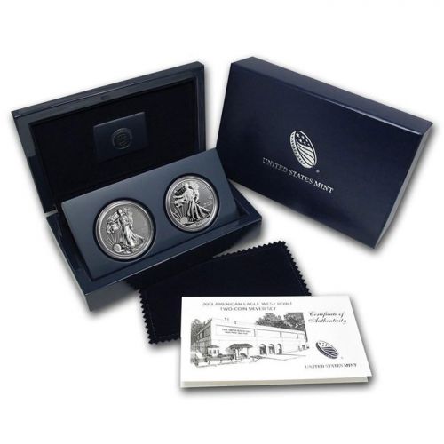 2013 American Silver Eagle 2 Coin West Point Set