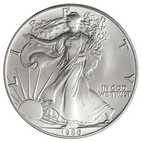 1986 American Silver Eagle - Problem