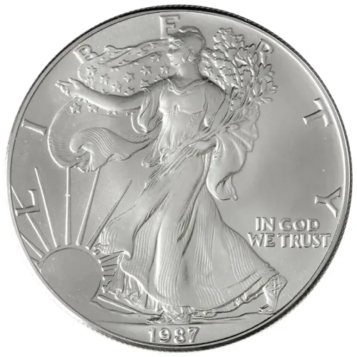 1987 American Silver Eagle - BU (Brilliant Uncirculated)