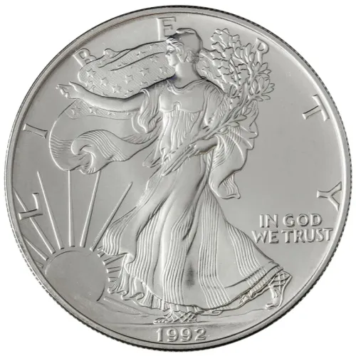 1992 American Silver Eagle - BU (Brilliant Uncirculated)