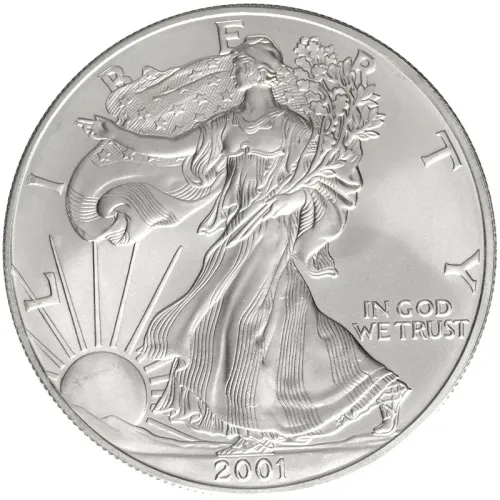 2001 American Silver Eagle - BU (Brilliant Uncirculated)