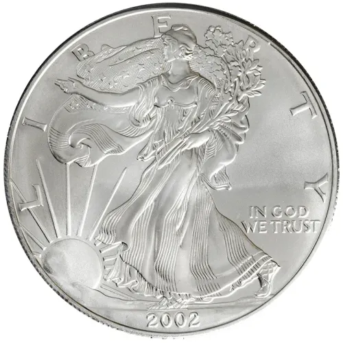 2002 American Silver Eagle - BU (Brilliant Uncirculated)