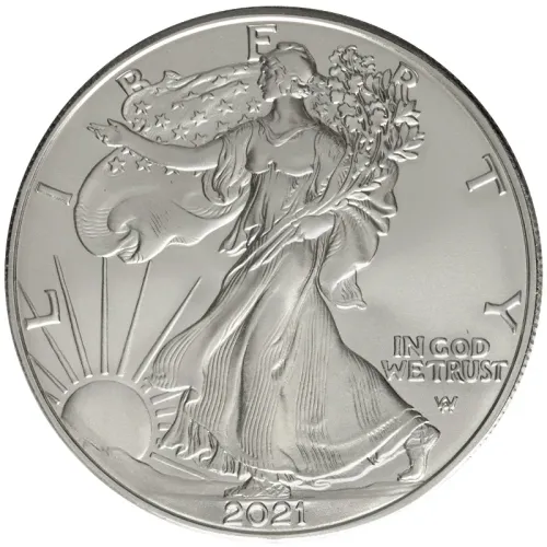 2021 American Silver Eagle - Type 2 BU (Brilliant Uncirculated)