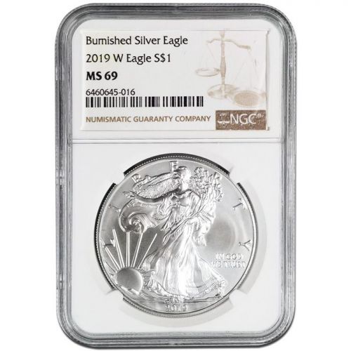 2019 W American Silver Eagle - NGC MS 69