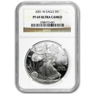2001 American Silver Eagle - NGC PF 69