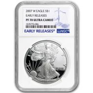 2007 American Silver Eagle - NGC PF 70 Early Release