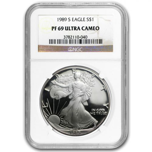 1989 American Silver Eagle - NGC PF 69