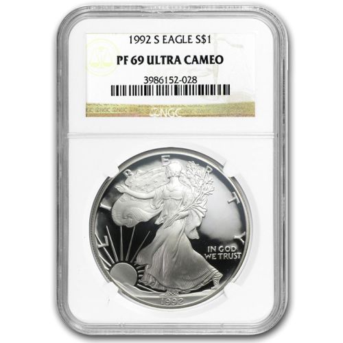 1992 American Silver Eagle - NGC PF 69