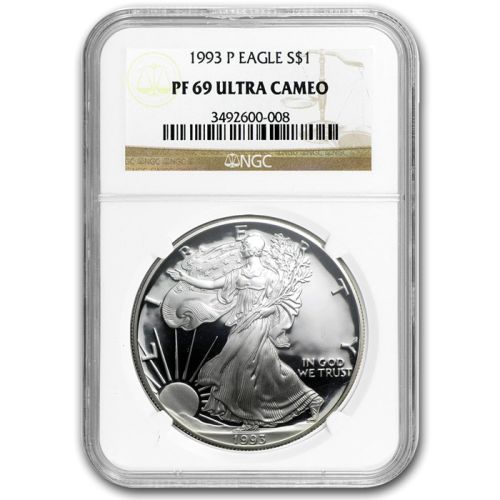 1993 American Silver Eagle - NGC PF 69