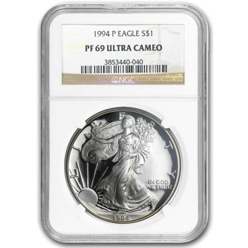 1994 American Silver Eagle - NGC PF 69