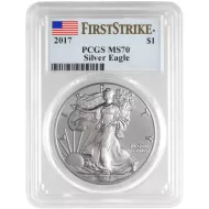 2017 American Silver Eagle - PCGS MS 70 First Strike