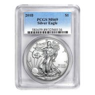 2018 American Silver Eagle - PCGS MS 69