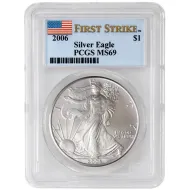 2006 American Silver Eagle - PCGS MS 69 First Strike