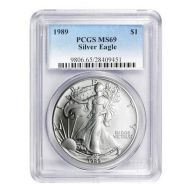 1989 American Silver Eagle - PCGS MS 69