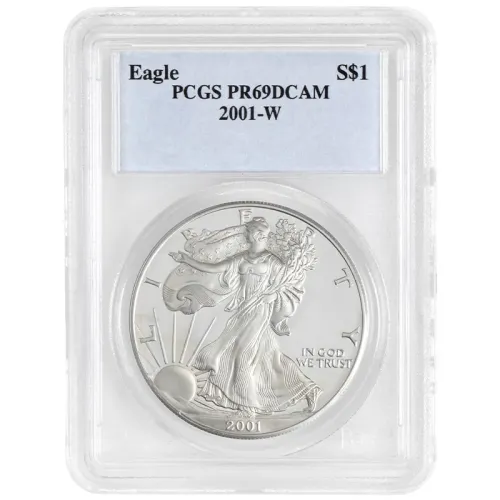 2001 American Silver Eagle - PCGS PF 69