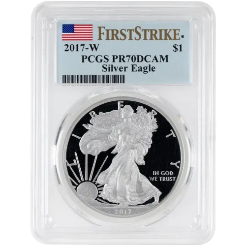 2017 W American Silver Eagle - PCGS PF 70 First Strike