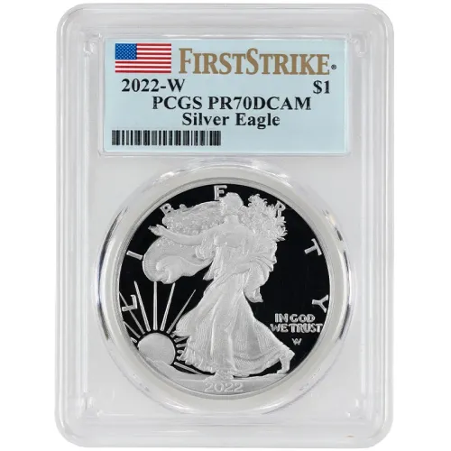 2022 W Proof Silver Eagle - PCGS PR 70 First Strike