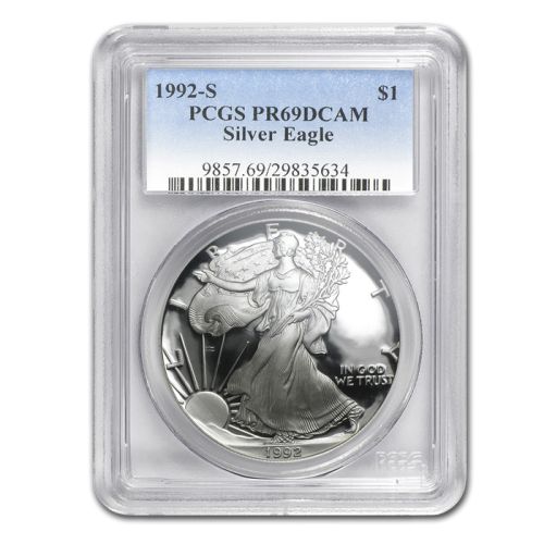 1992 American Silver Eagle - PCGS PF 69