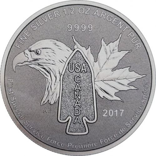 2017 Canada  Devil's Brigade 1/2oz Silver