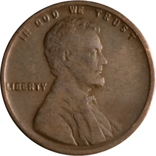 1912 D Lincoln Wheat Penny - Fine (F)