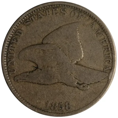 1858 Flying Eagle Penny Large Letters -Good (G)