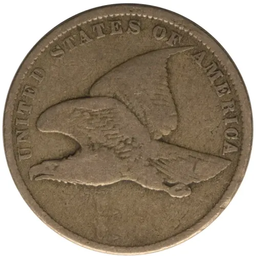 1858 Flying Eagle Penny Small Letters - Fine