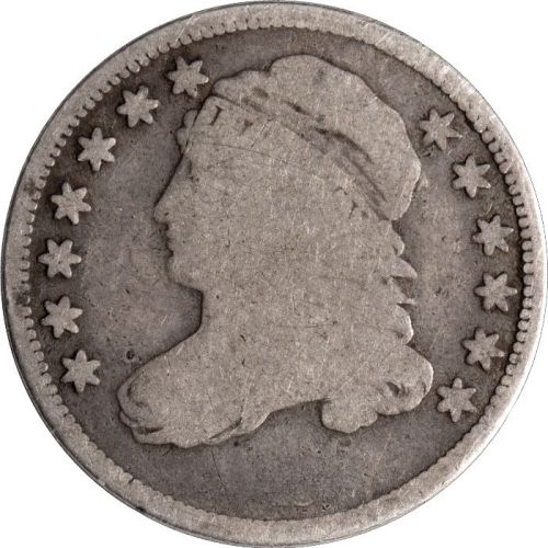 1827 Capped Bust Dime - Pointed Top 1 - Good