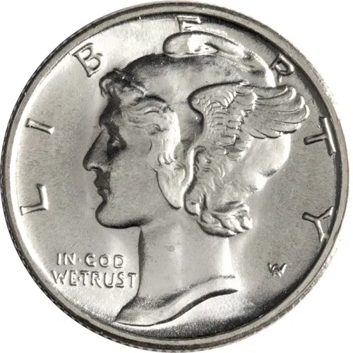 1943 Mercury Dime - BU (Brilliant Uncirculated)