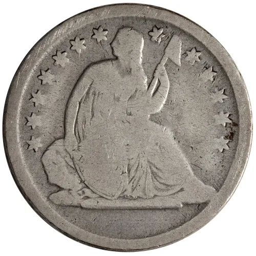 1891 Seated Liberty Dime - About Good