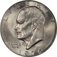 1974 D Eisenhower Dollar - Brilliant Uncirculated