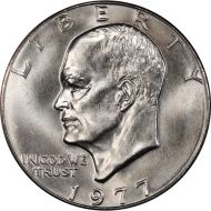 1977 P Eisenhower Dollar - Brilliant Uncirculated