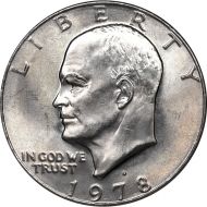 1978 D Eisenhower Dollar - Brilliant Uncirculated