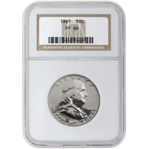 1961 Franklin Half Dollar Proof - NGC PF66