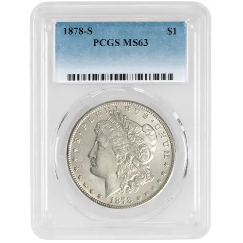 1878 S Morgan Dollar - PCGS MS 63