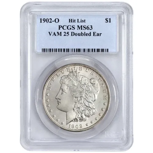 1902 O Morgan Dollar Vam 25 - PCGS MS63