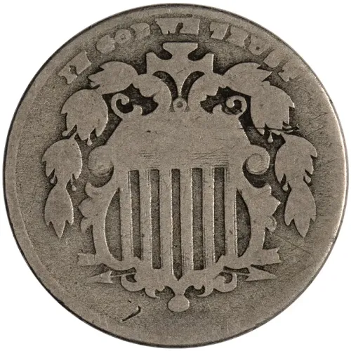 1868 Shield Nickel - Good (G)