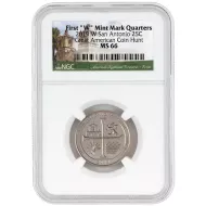 2019 W San Antonio Missions Quarter - NGC MS66