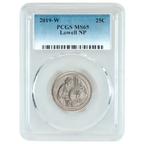 2019 W Lowell National Park Quarter - PCGS MS66