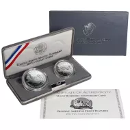 1991 Mount Rushmore Anniversry Proof 2-Coin Set