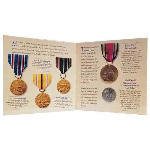 1993 World War II Commemorative Coin And Victory Medal - Buy And Sell ...