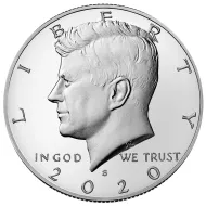 2020 Proof Kennedy Half Dollar