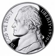 1970 Proof Jefferson Nickel