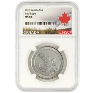 2015 Canada $2 Bald Eagle 1/2oz Silver - NGC MS69