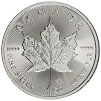 2025 Canada 1 oz Silver Maple Leaf BU (Brilliant Uncirculated)