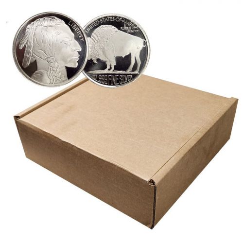 Generic 1 oz Silver Rounds .999 Fine Silver - Count 500