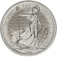 2025 Great Britain Silver Britannia 1oz