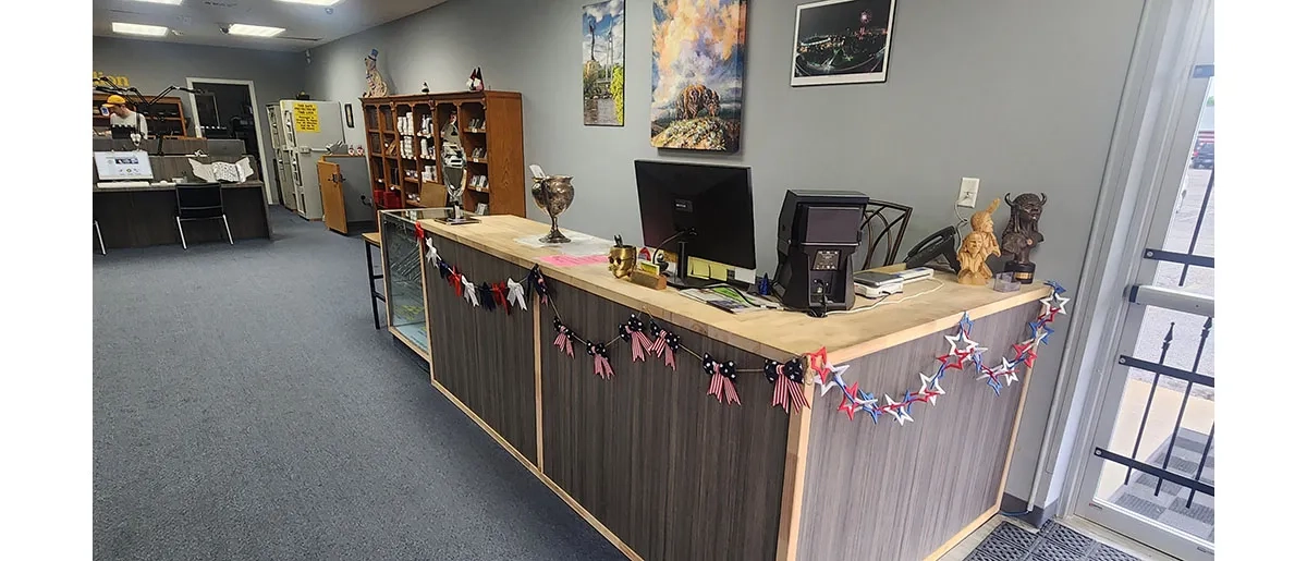 This state of the art XRF Spectrometer allows us to test samples of metals to determine the amount of precious metals that an item contains, which allows us to pay you more precisely for the items that you bring to us.