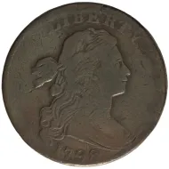 1798 Draped Bust Large Cent - Good - Hair Style 2