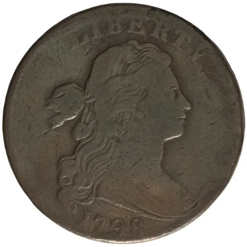 1798 Draped Bust Large Cent - Good - Hair Style 2